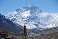 04 Mount Everest North Face From Rongbuk Monastery Morning